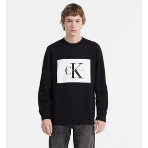 Calvin Klein pánská černá mikina s potiskem - XL (99)